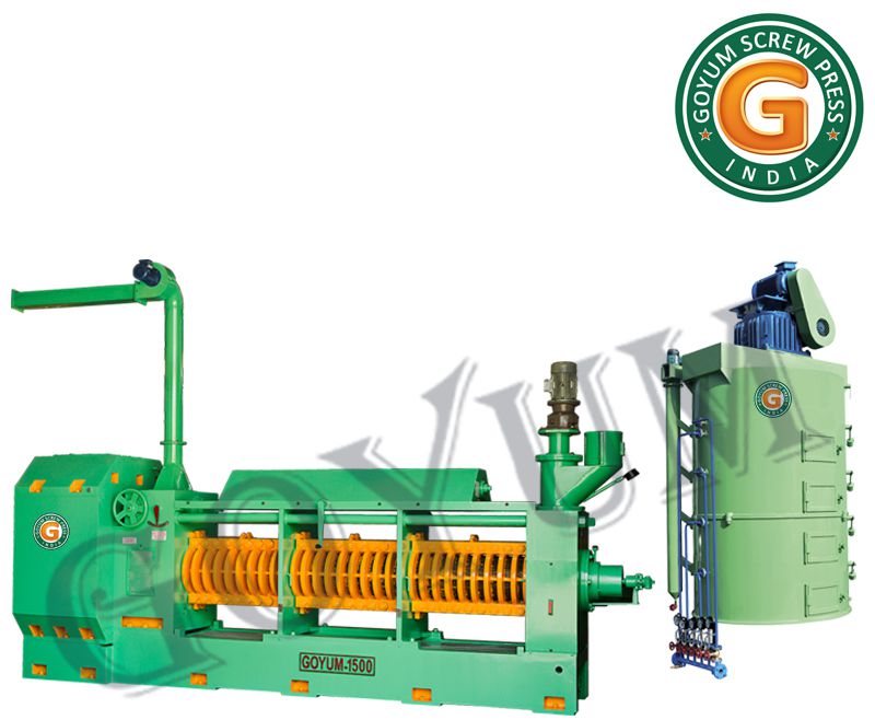 Expulseur d’huile de beurre de karité à grande capacité