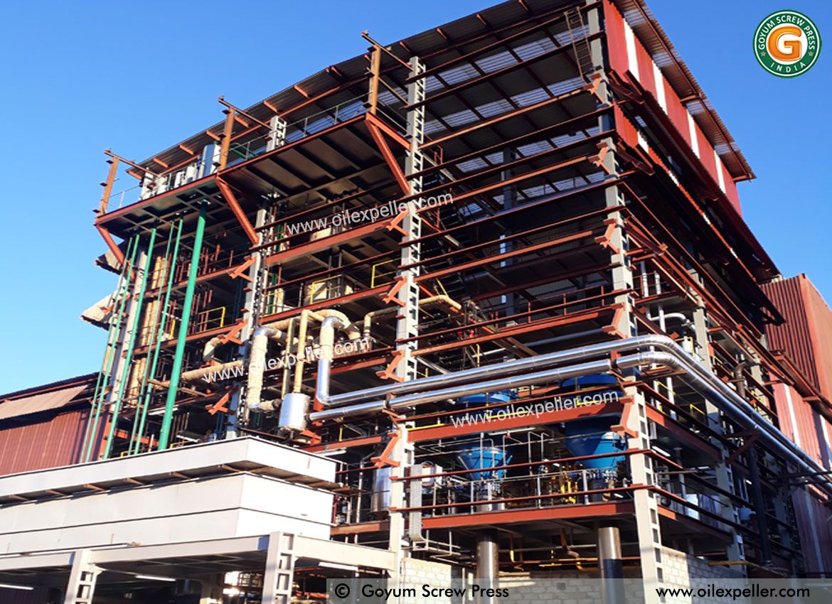 Usine de raffinage d’huile de palme