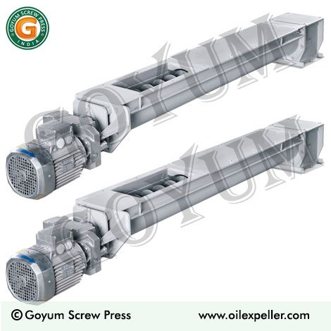 screw conveyor for rapeseed oil extraction plant