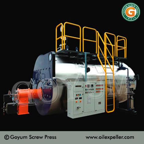 steam boilers for cashew nut shell liquid mill plant